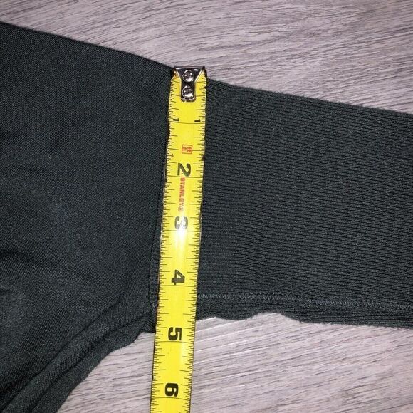 ATHLETA Purana Wrap Womens Medium Gray Green Oversized Sweatshirt Hoodie Flowy - Picture 13 of 14